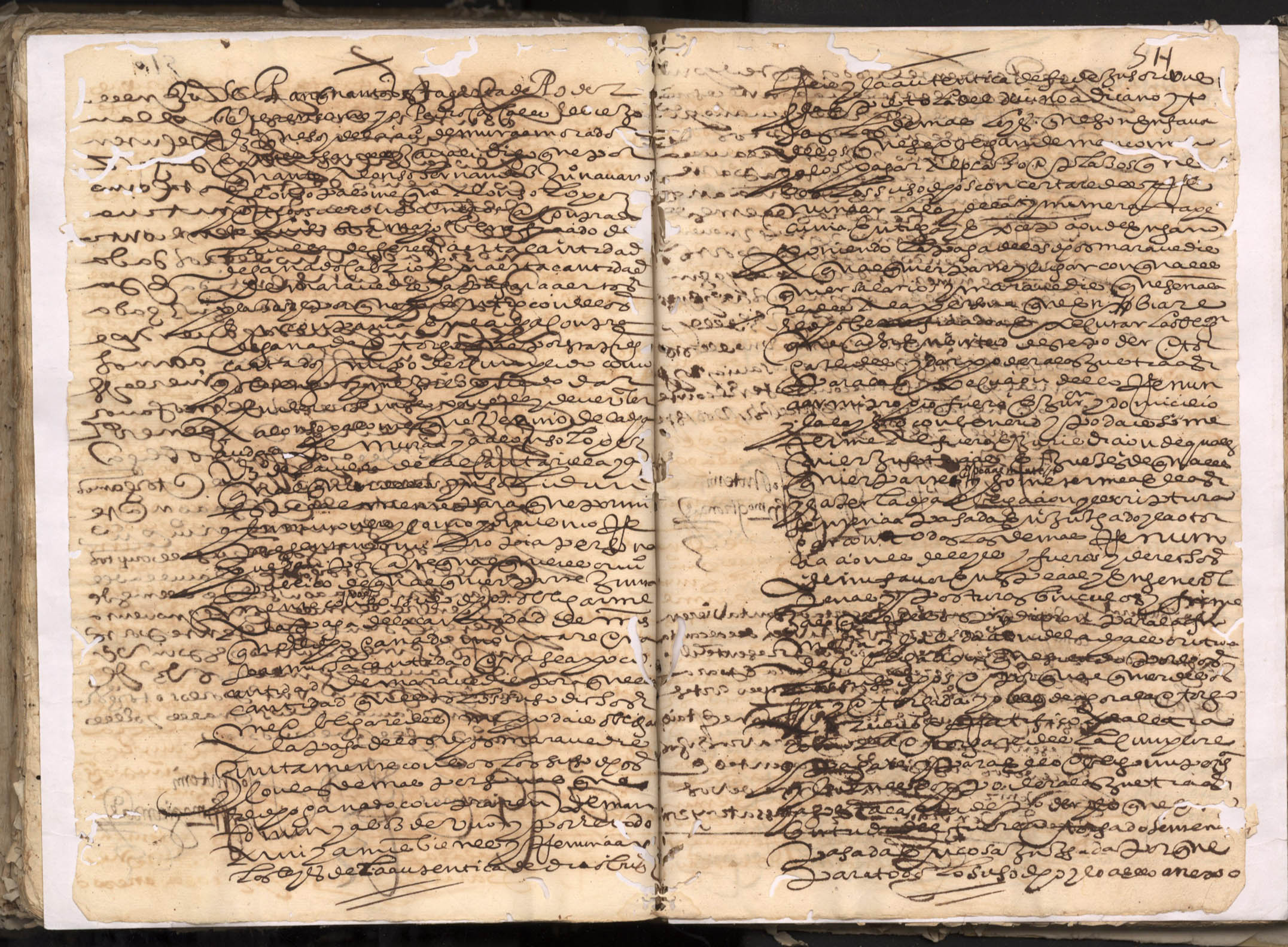 Registro de Jerónimo Gironda, Alcantarilla. Años 1596-1597.
